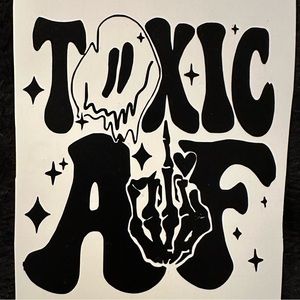 Toxic AF Decal Sticker